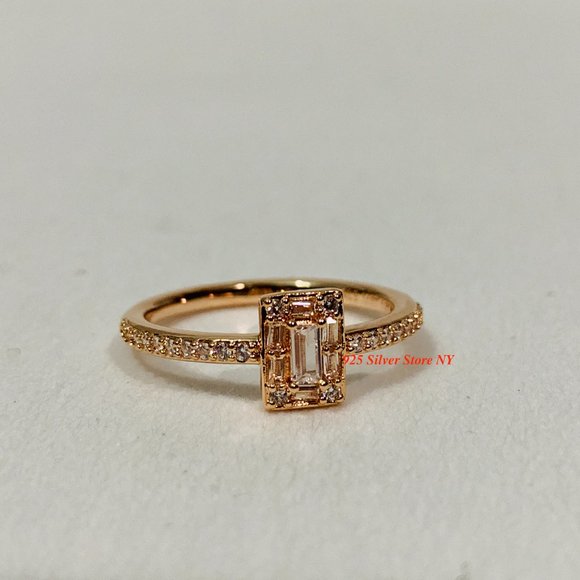Pandora Luminous Ice Ring rose gold 187541CZ - Picture 6 of 8